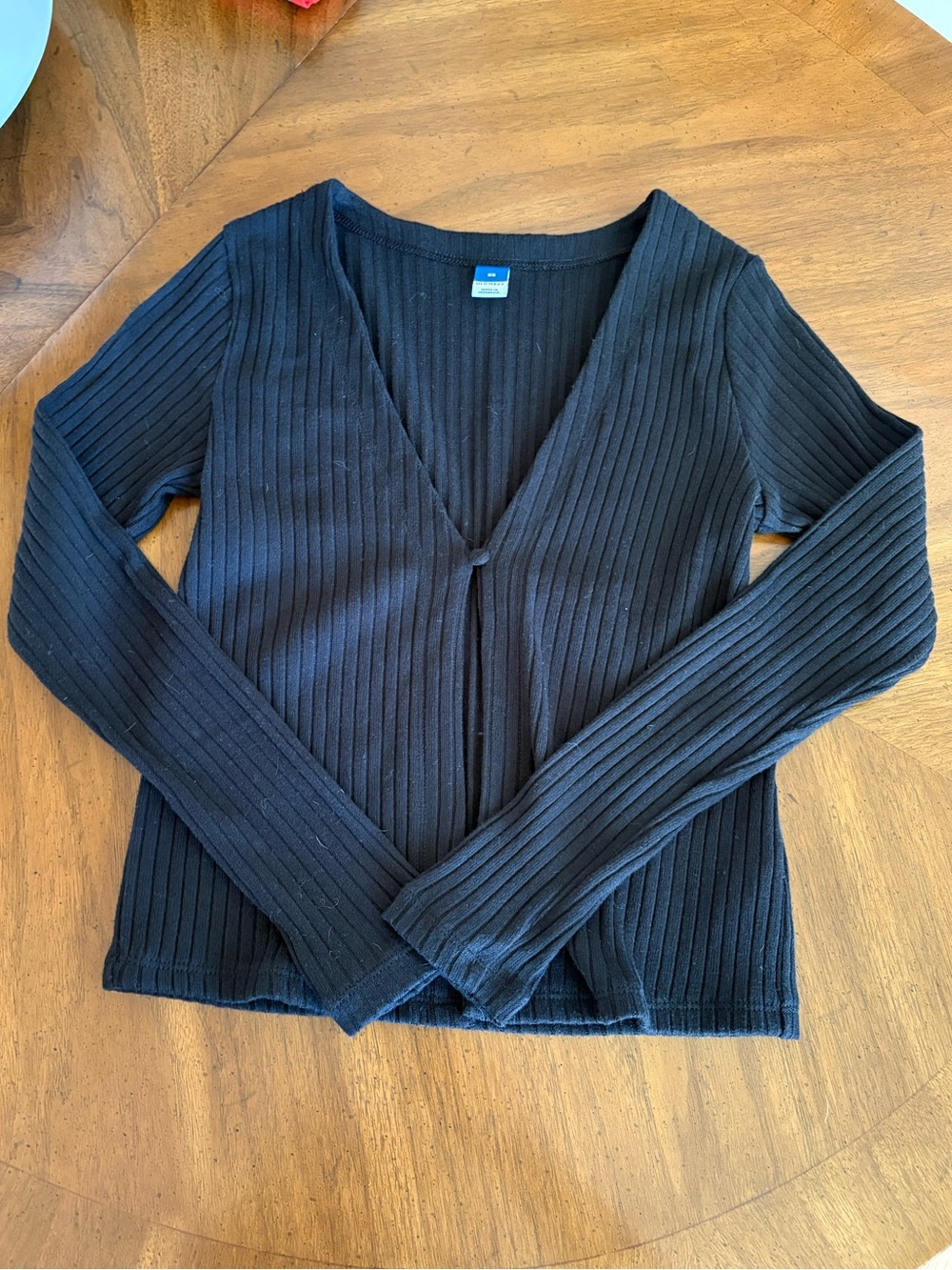Old Navy Black Ribbed Top